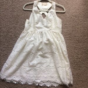 Altar’d state white lace dress